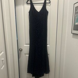 NWT BCBG Max AziAria Navy Lace Fit & Flare